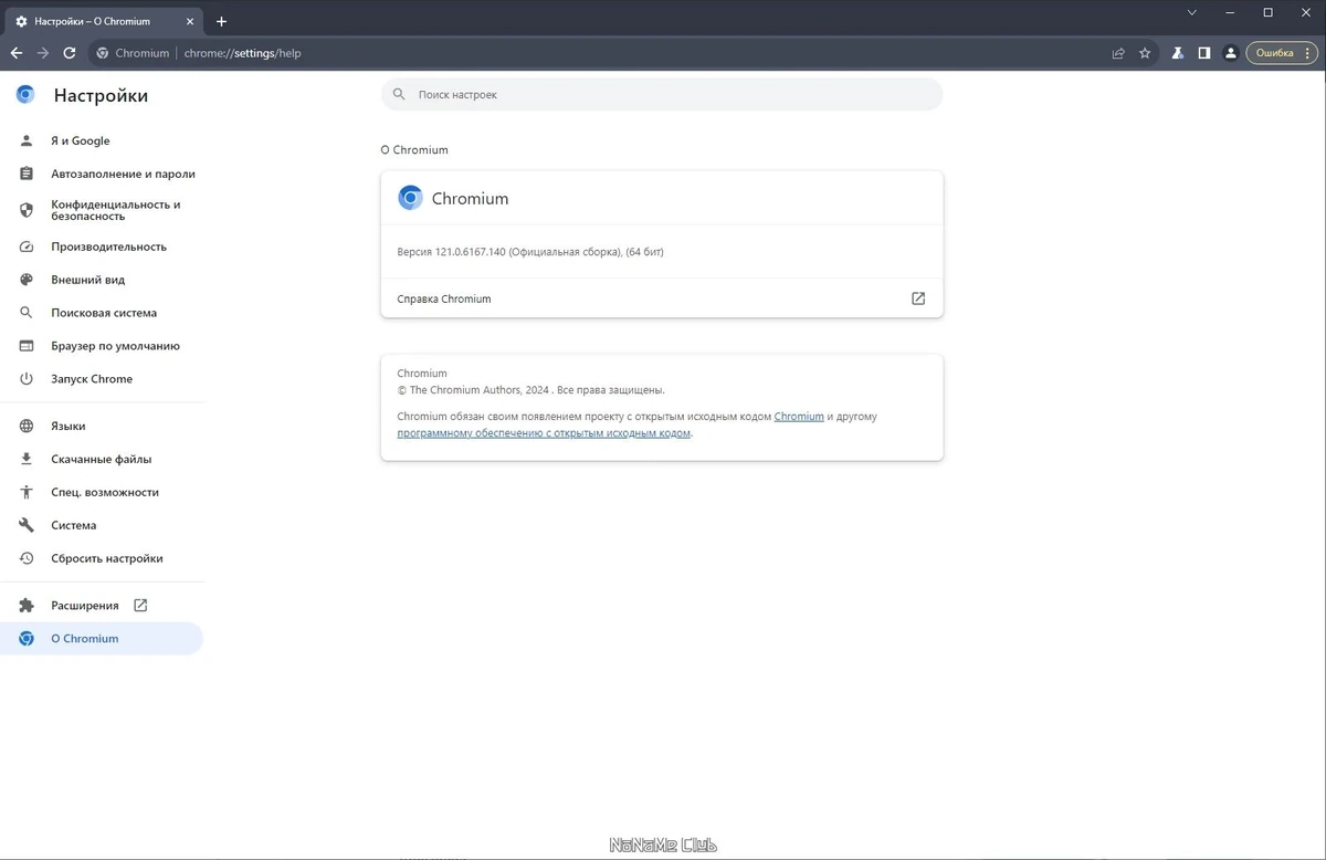 Chromium 121.0.6167.140 + Portable — изображение 3