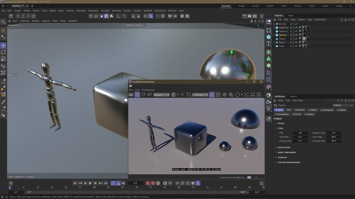 Cinema 4D 2024.2 + Redshift 3.5.24 RePack by vacuum34 — изображение 3