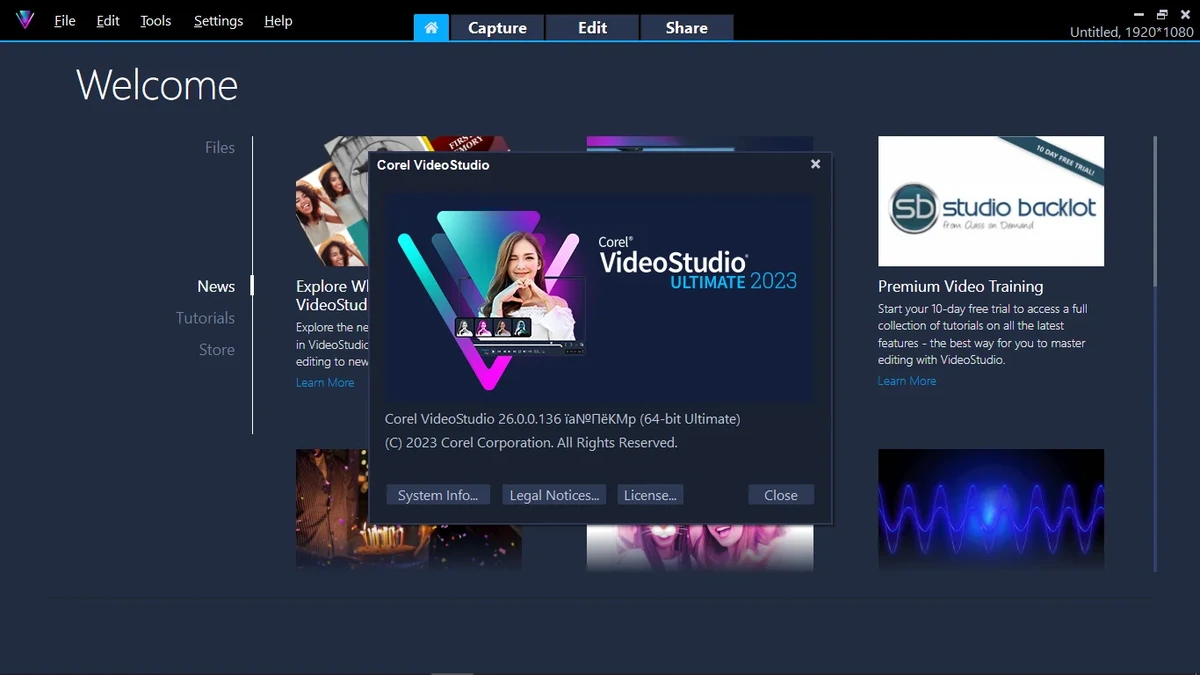 Corel VideoStudio Ultimate 2023 26.0.0.136 — изображение 3