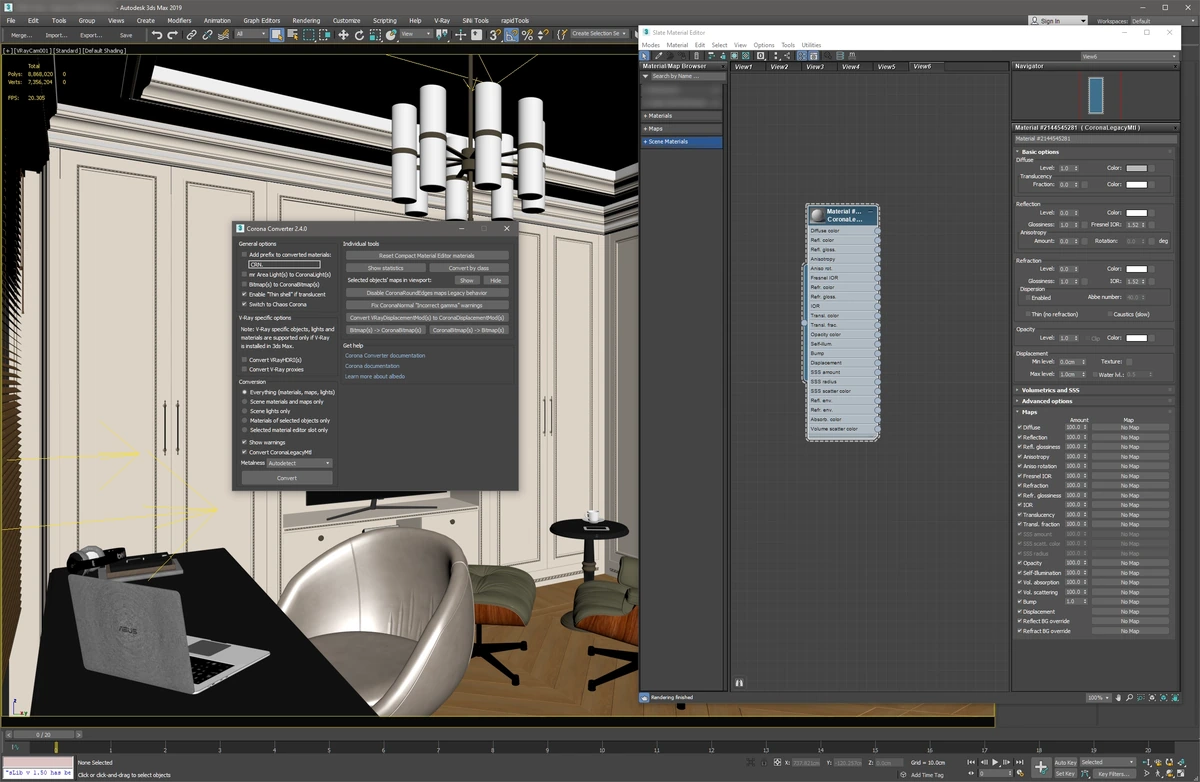 Corona Renderer 10.2 for 3ds Max 2016-2024 — изображение 3
