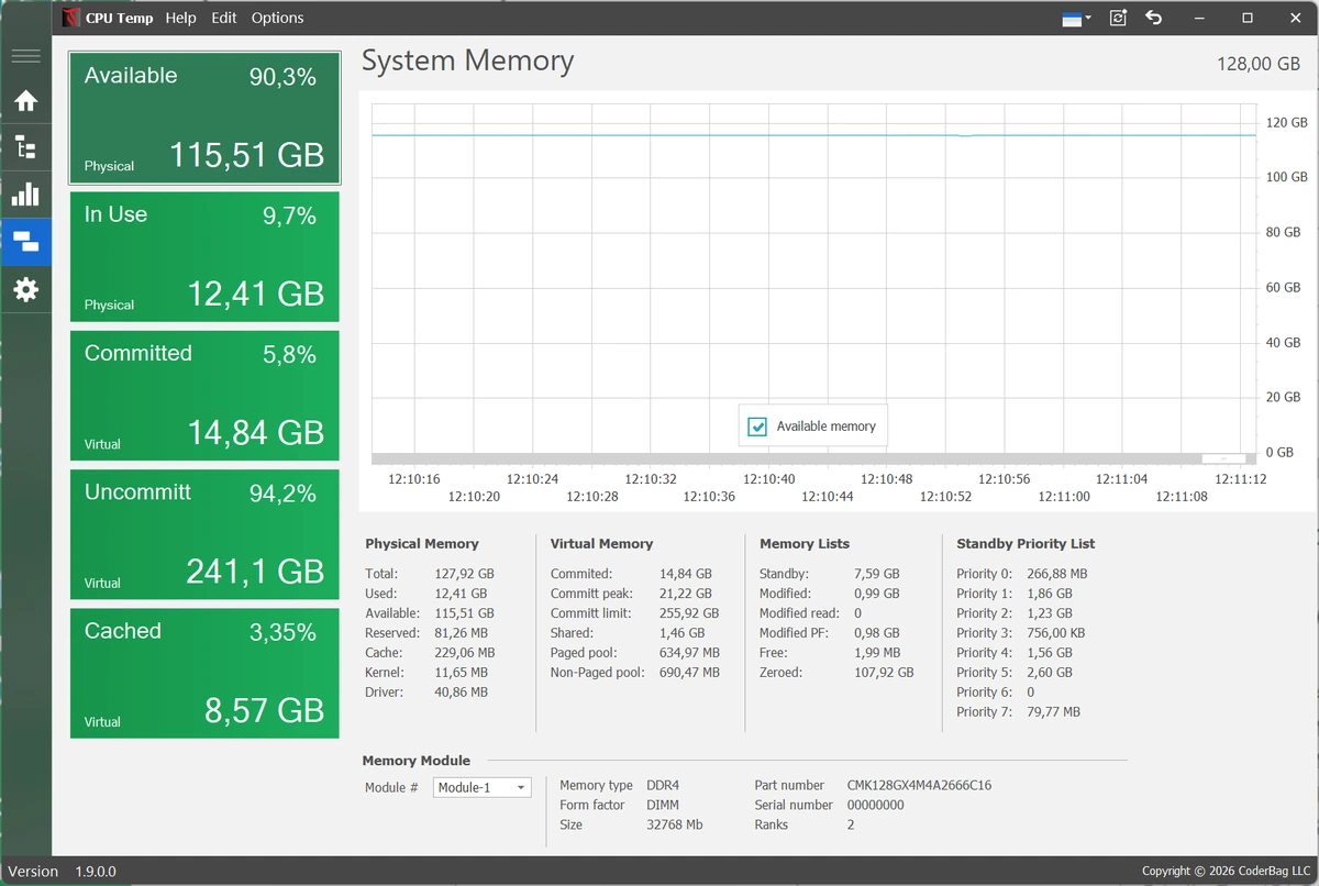 Мониторинг температуры процессора CPU Temp 1.9.0.0 — изображение 3