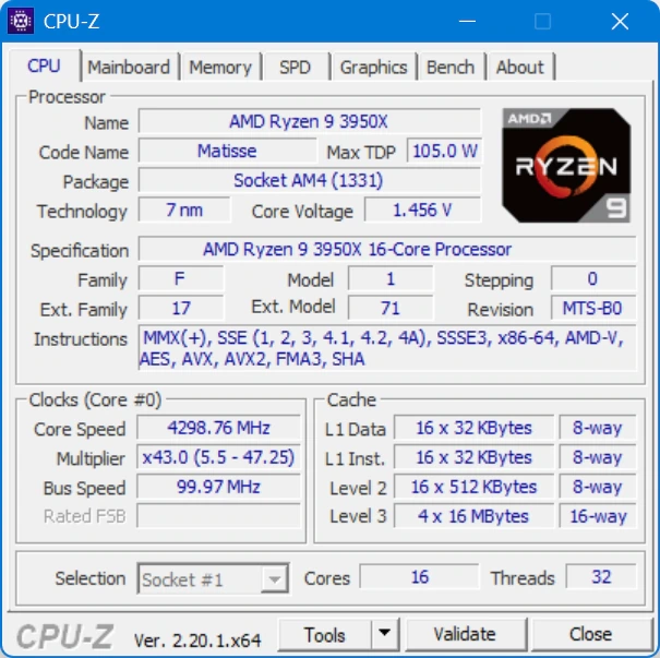 CPU-Z 2.20.1 + Portable — изображение 3