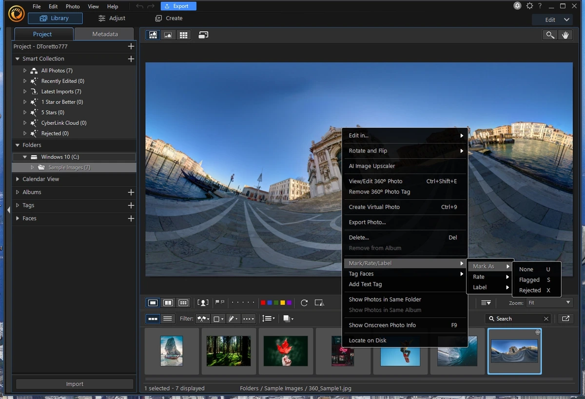 CyberLink PhotoDirector Ultra 15.4.1706.0 (x64) Portable by 7997 — изображение 3