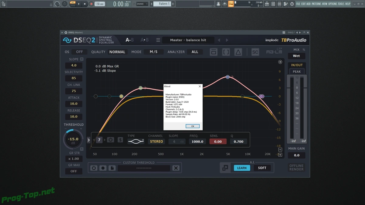 Динамический процессор - TBProAudio - DSEQ 2.0.0 VST, VST3, RTAS, AAX (x86/x64) — изображение 3