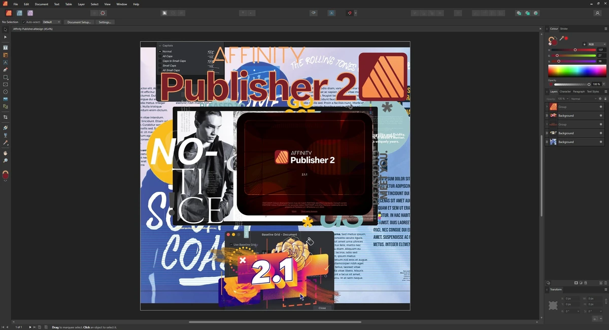 Дизайн интернет изданий Serif Affinity Publisher 2.1.1.1847 by AlekseyPopovv — изображение 3