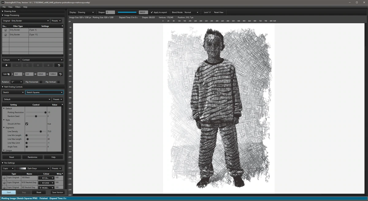 DrawingBotV3 Free 1.6.1 beta + Portable — изображение 3