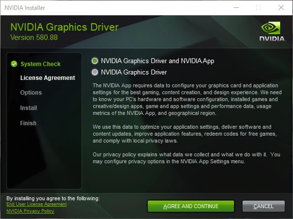 Драйвер для видеокарты NVIDIA GeForce Desktop Game Ready 580.88 WHQL + DCH — изображение 3