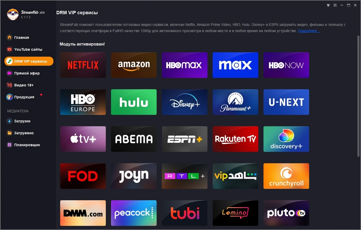 DVDFab StreamFab 6.1.7.5 Полная + Портативная версии by elchupacabra — изображение 3