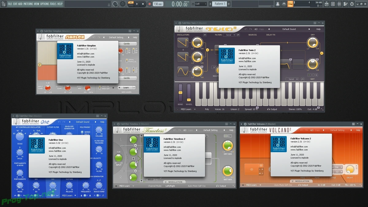 FabFilter набор звуковых плагинов - Total Bundle v2020.06.11 VST, VST3, RTAS, AAX (x86/x64) — изображение 3