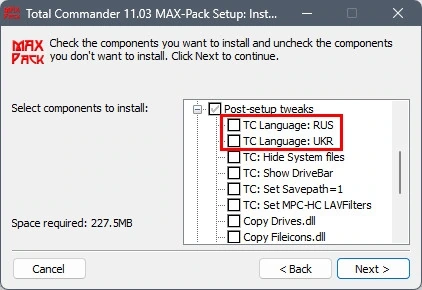 Файлменеджер с полезными утилитами Total Commander 11.03 MAX-Pack 2024.09.13 by Mellomann — изображение 3