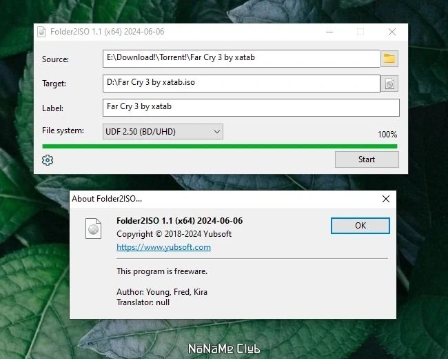 Folder2ISO 1.1 — изображение 3