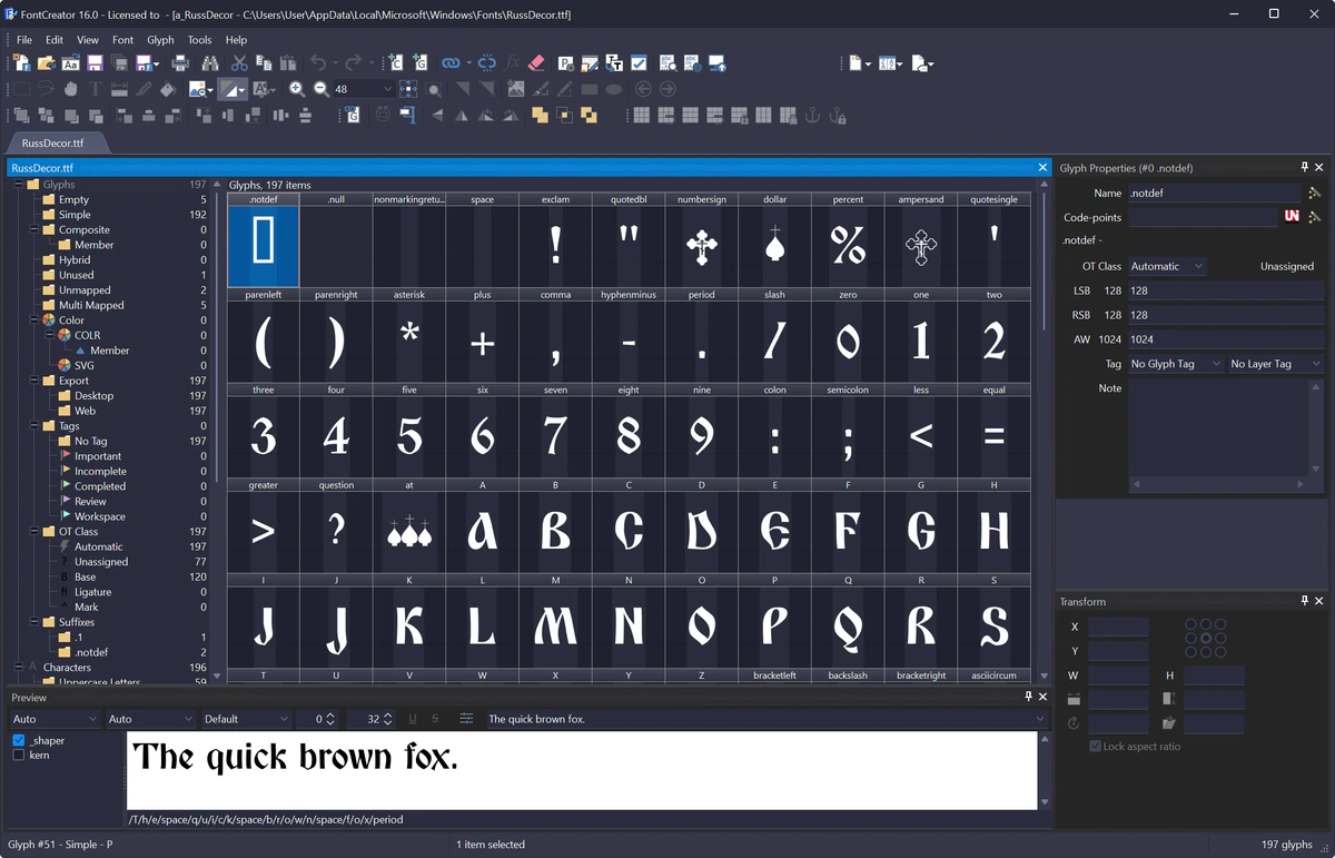 High-Logic FontCreator оригинальные системные шрифты 16.0.0.3070 by 7997 — изображение 3