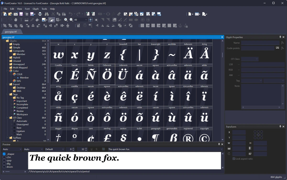 High-Logic FontCreator создание рукописного шрифта 16.0.0.3064 by 7997 — изображение 3