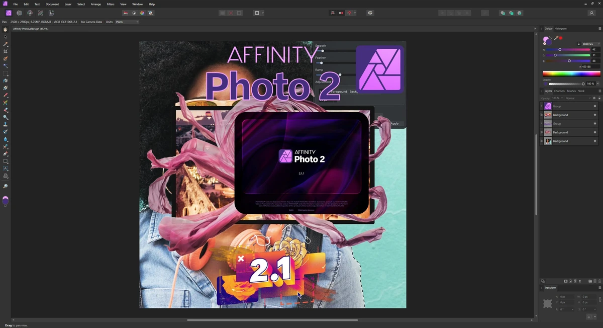 Фоторедактор Serif Affinity Photo 2.1.1.1847 by AlekseyPopovv — изображение 3