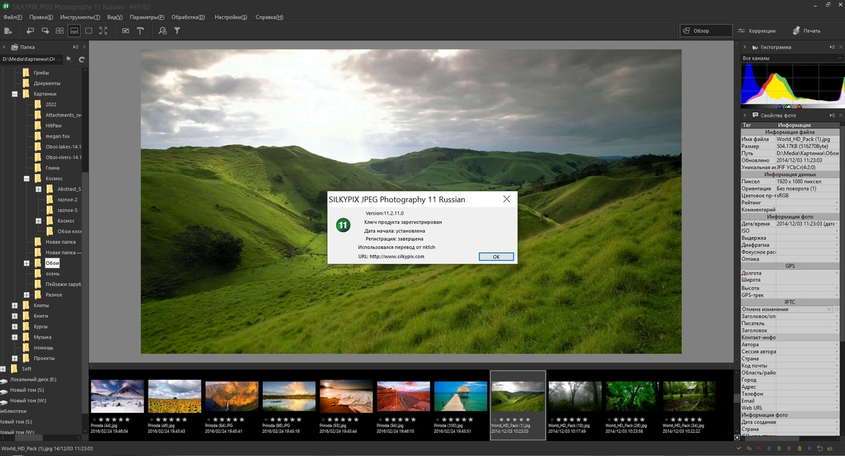 Фоторедактор SILKYPIX JPEG Photography 11.2.11.0 Portable by Spirit Summer — изображение 3