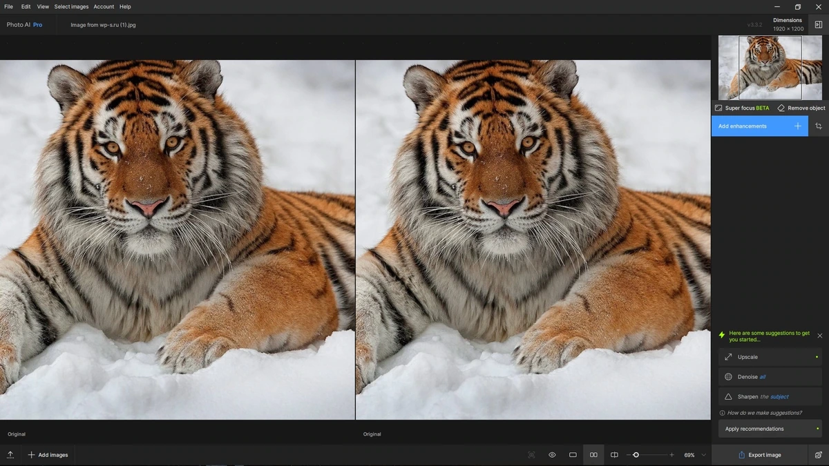 Фоторедактор Topaz Photo AI 3.3.2 by KpoJIuK — изображение 3