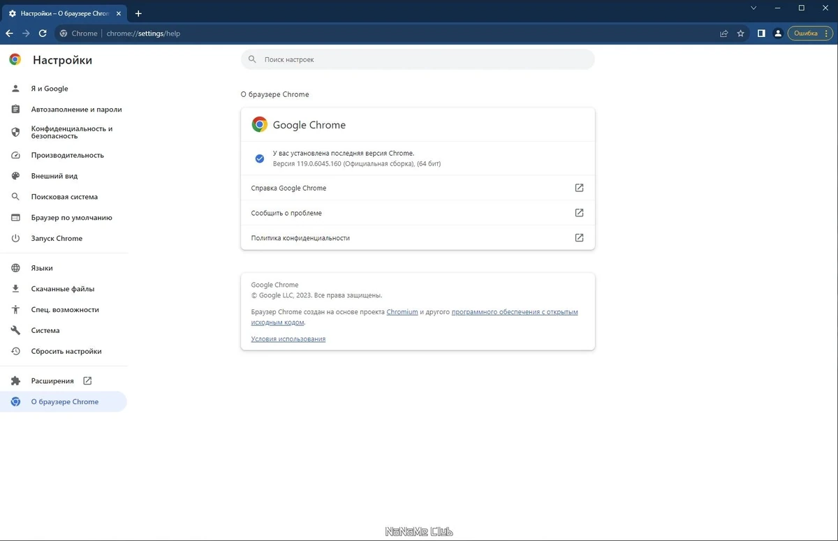 Google Chrome браузер на флэшке 119.0.6045.160 Portable by Cento8 — изображение 3