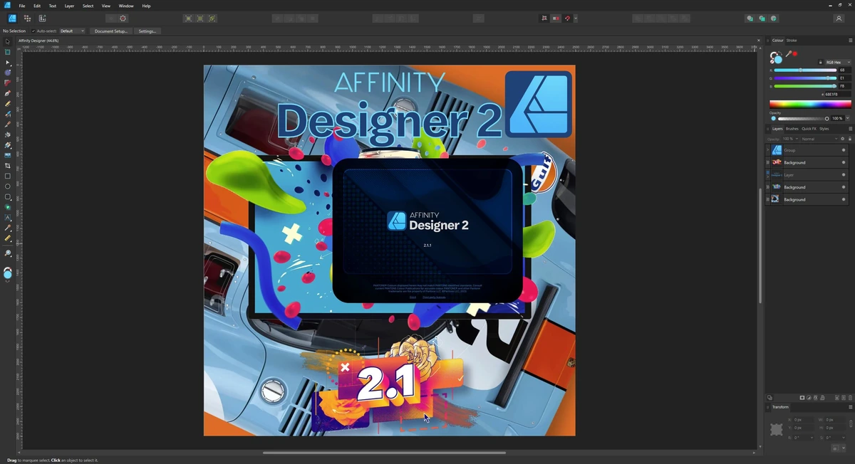Графический дизайн Serif Affinity Designer 2.1.1.1847 by AlekseyPopovv — изображение 3