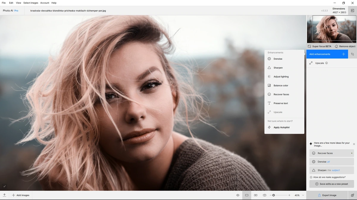 Графический редактор Topaz Photo AI 3.3.3 by elchupacabra — изображение 3