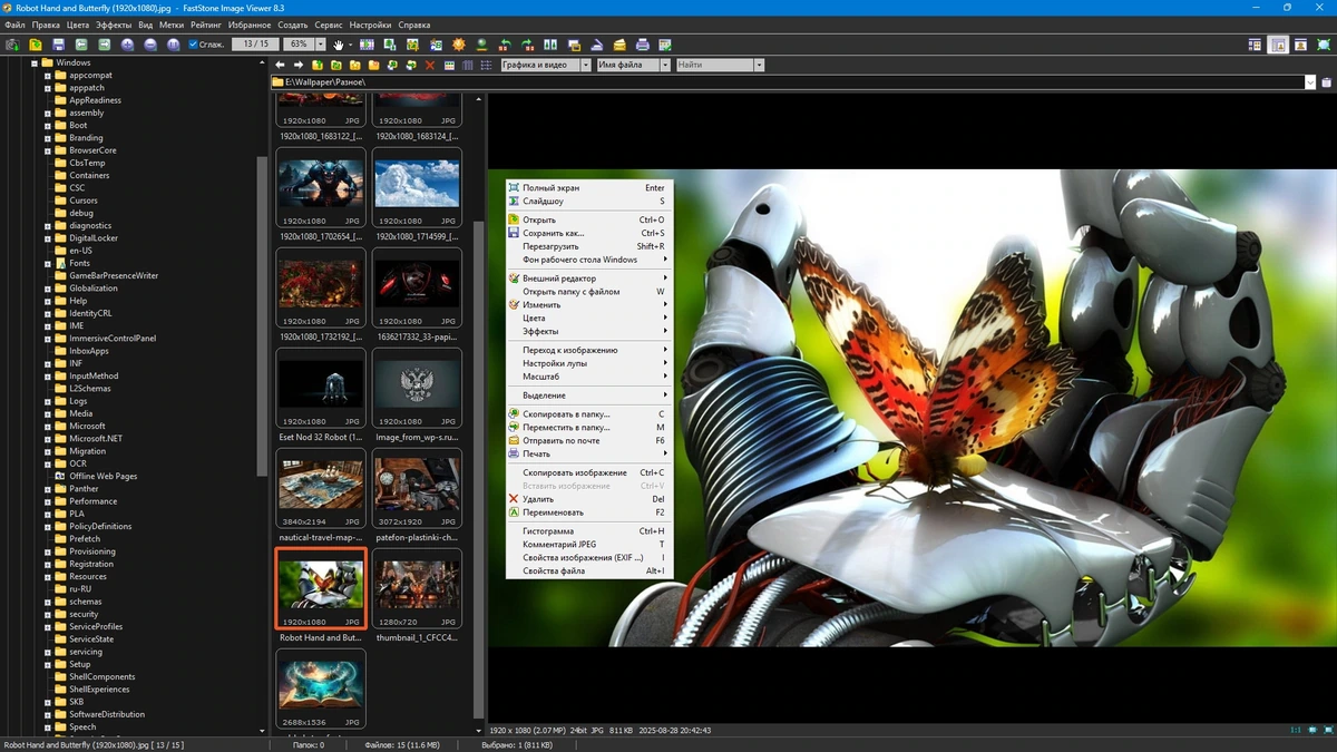 Графический редактор FastStone Image Viewer 8.3 by elchupacabra — изображение 3