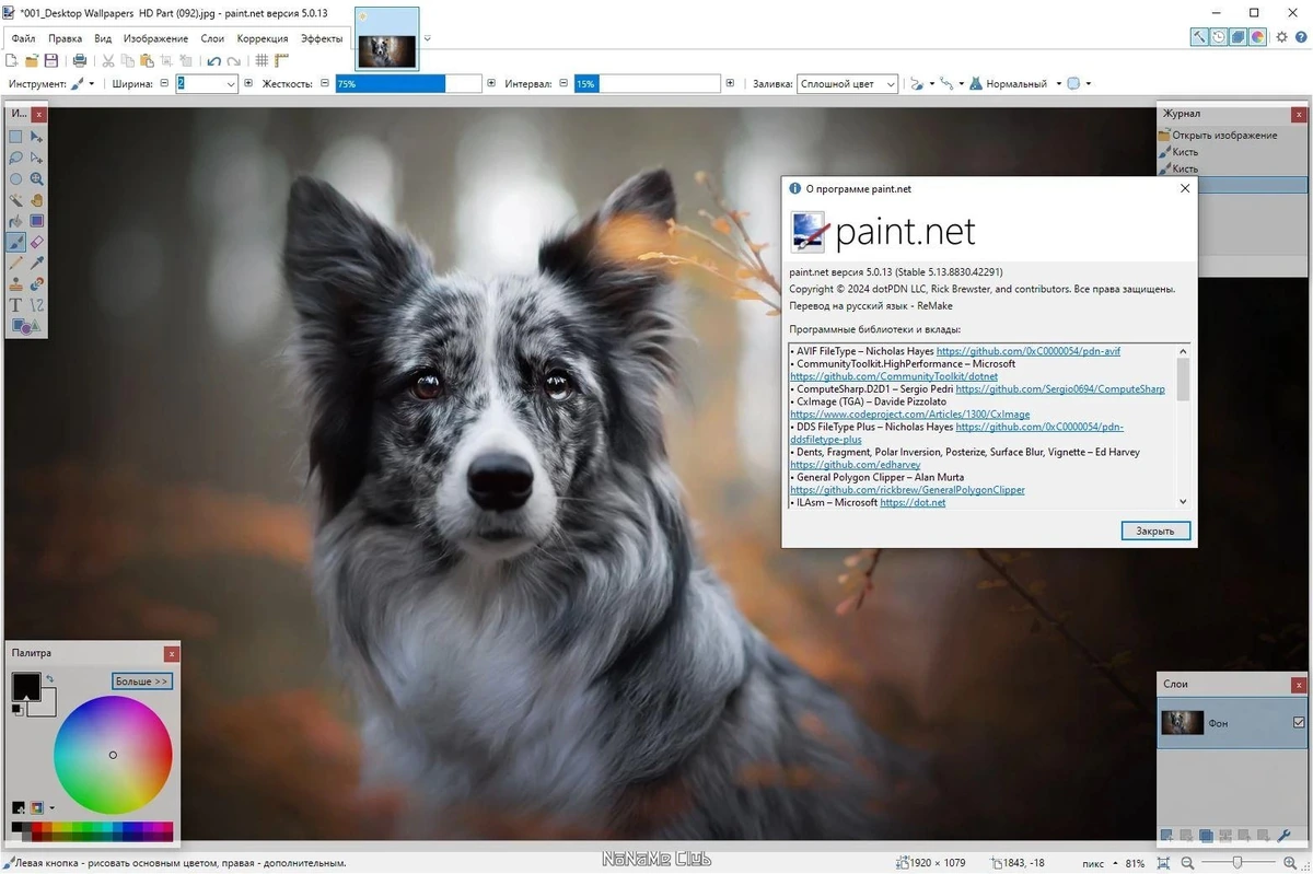 Графический редактор - Paint.NET 5.0.13 Final + Portable — изображение 3