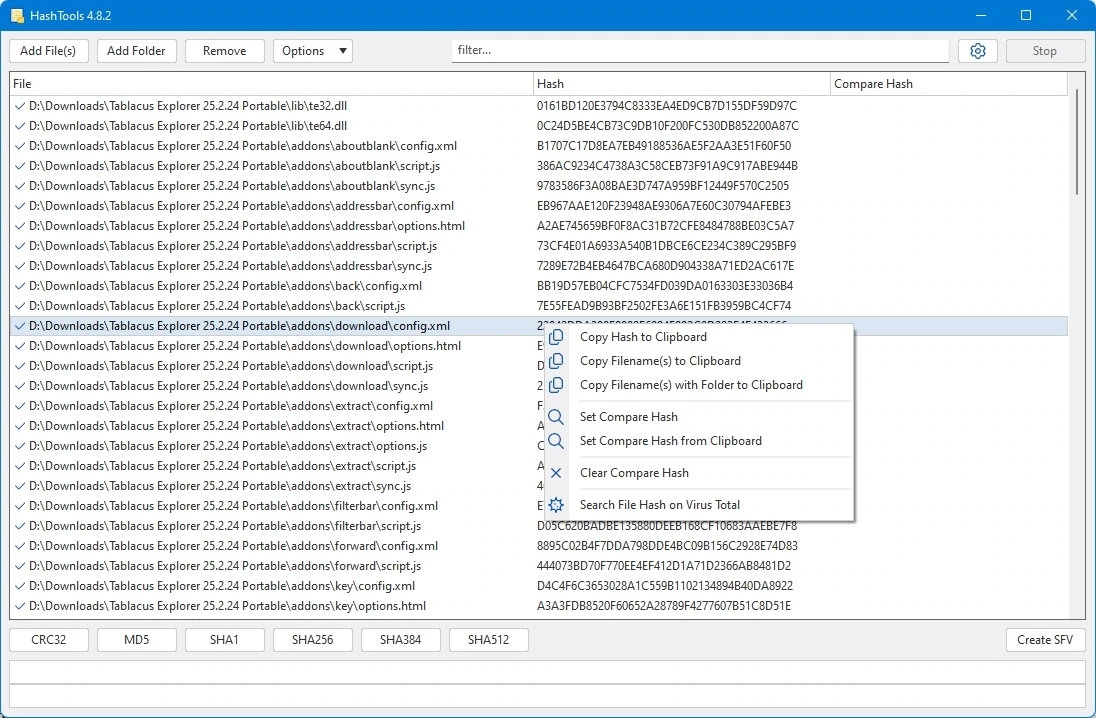Проверка контрольных сумм HashTools 4.8.2 + Portable — изображение 3