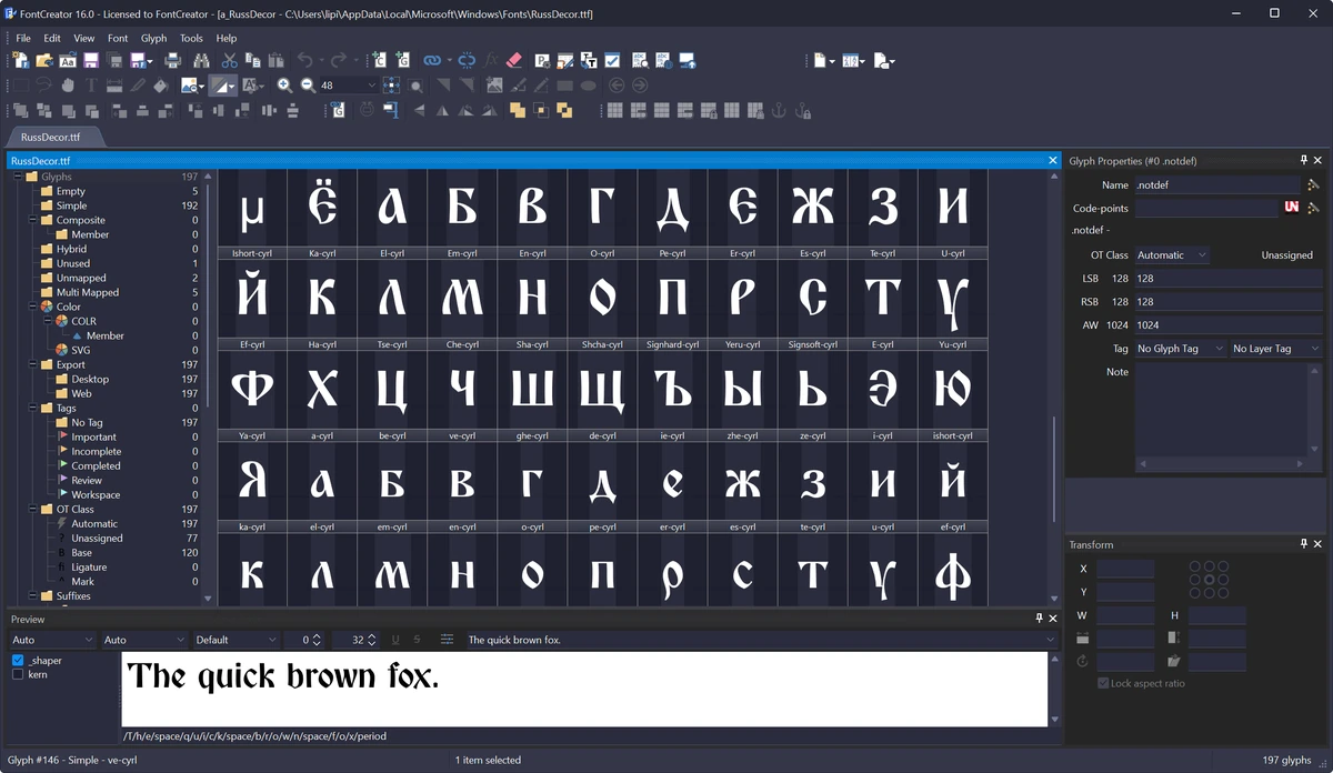 High-Logic FontCreator 16.0.0.3062 by 7997 — изображение 3