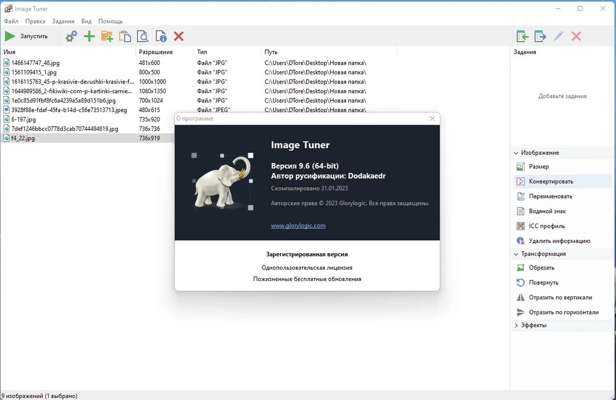 Image Tuner Pro 9.6 RePack (& Portable) by elchupacabra — изображение 3