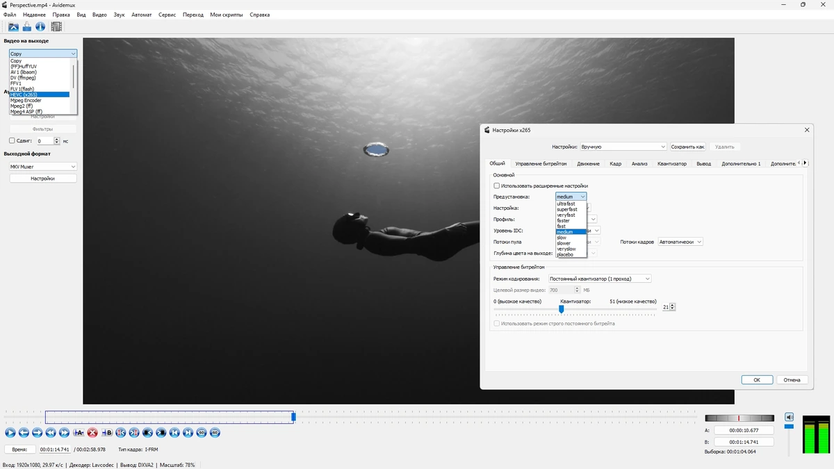 Avidemux 2.8.2 Nightly(r231223) + Portable (x64) — изображение 3