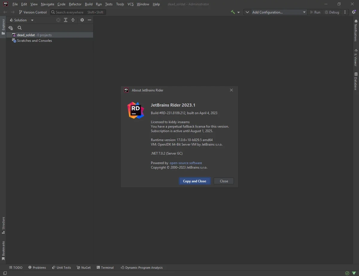 Интеллектуальный редактор кода JetBrains Rider 2023.1 — изображение 3