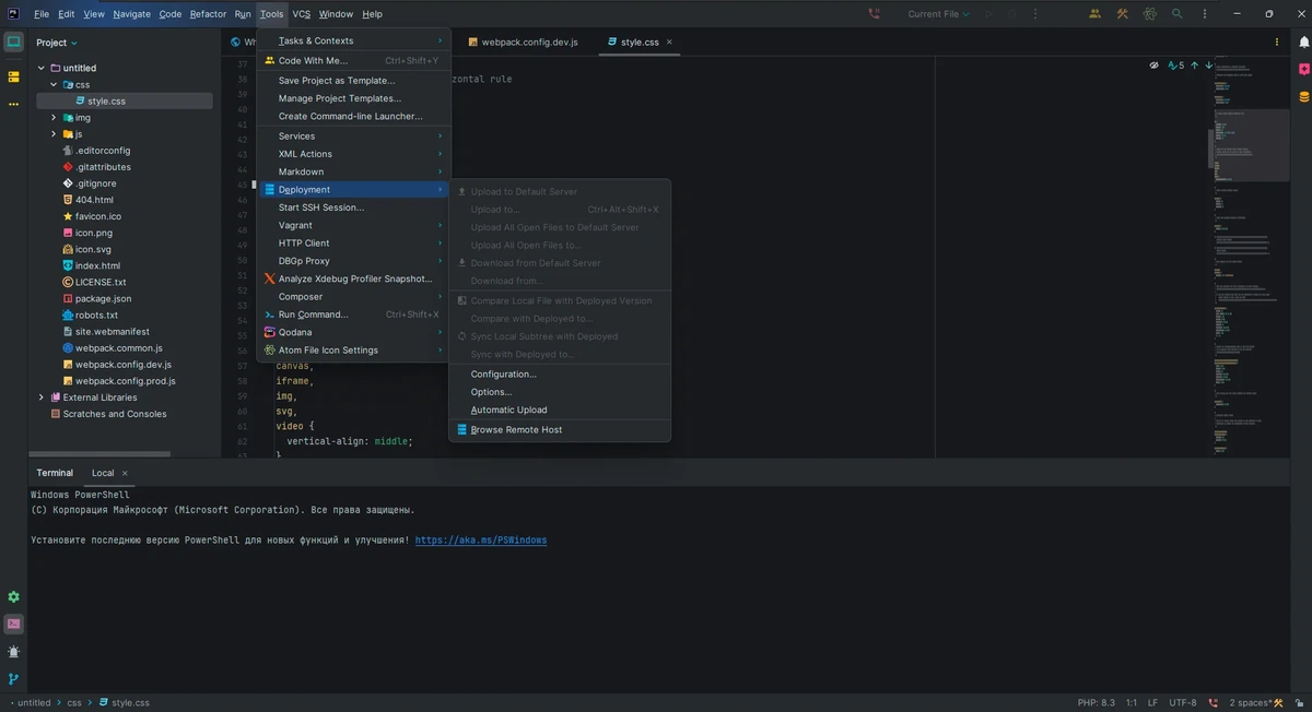 Интеллектуальный редактор PHP кода JetBrains PhpStorm 2026.1.2 by IDE`a — изображение 3