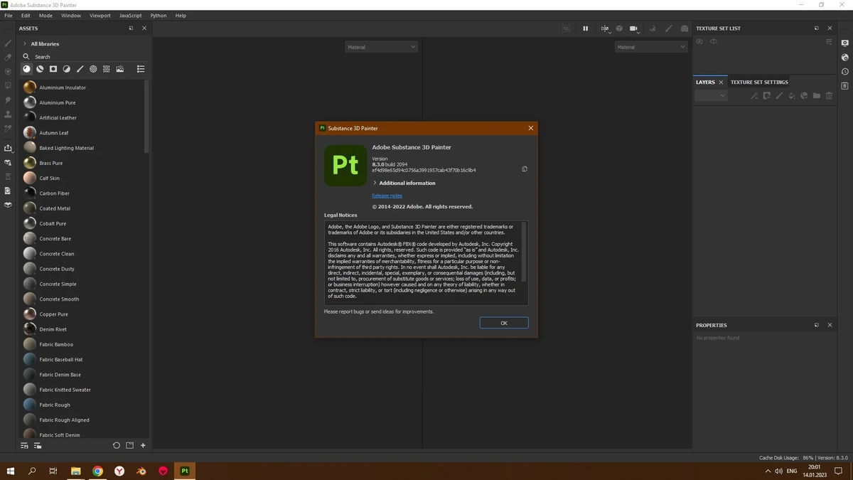 Adobe Substance 3D Painter 8.3.0 Build 2094 — изображение 3