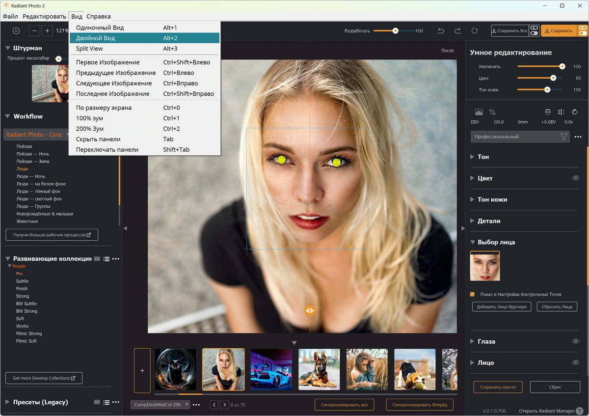 Эффекты для изменения фотографий Radiant Photo 2.1.0.756 — изображение 3