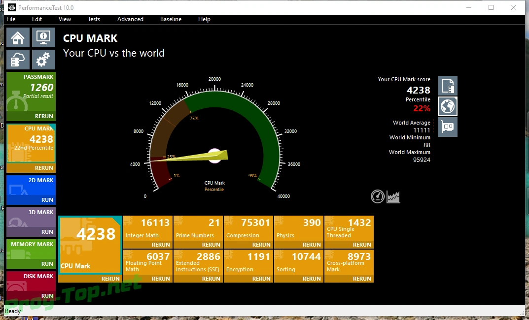 Комплексное тестирование ПК - PassMark PerformanceTest 10.0 Build 1010 RePack (& Portable) by elchupacabra — изображение 3