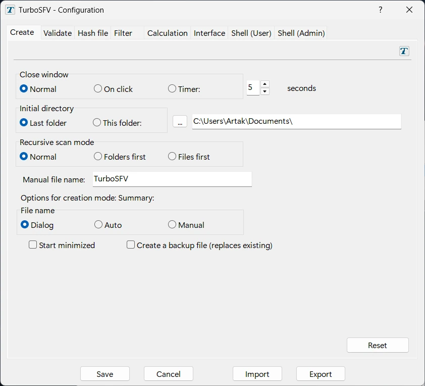 Контрольные суммы файлов TurboSFV 11.0.1 — изображение 3