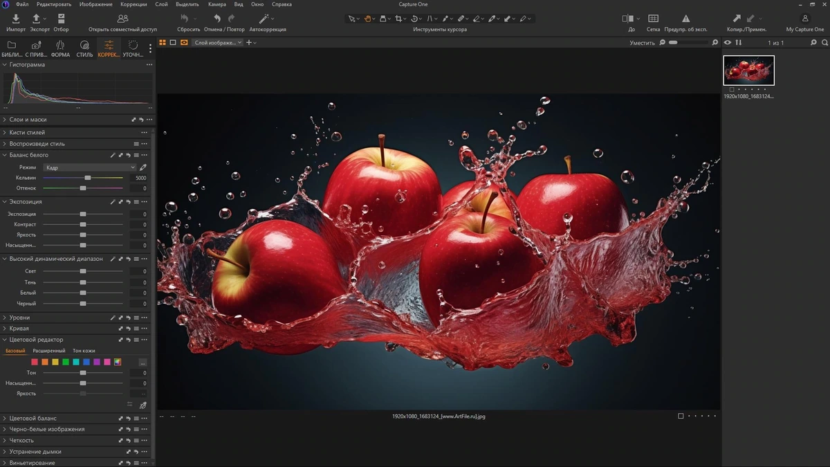 Конвертер фото в формате RAW Capture One 23 Enterprise 16.5.5.2701 by KpoJIuK — изображение 3
