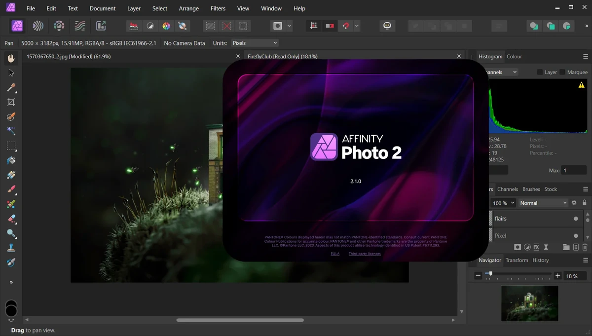 Коррекция фото Serif Affinity Photo 2.1.0.1799 by KpoJIuK — изображение 3