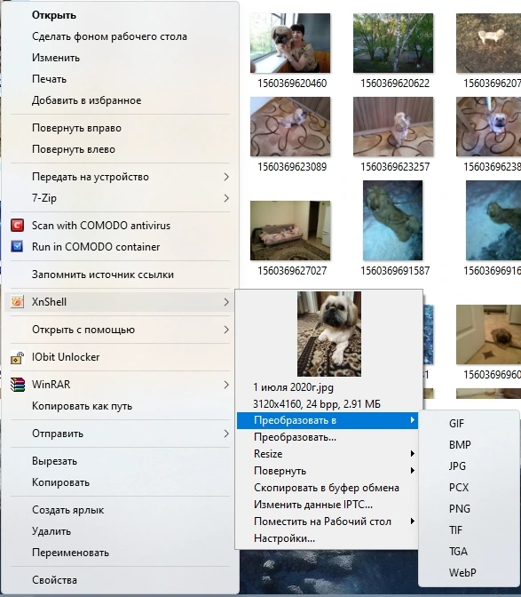 Легкий редактор картинок XnView Shell Extension 4.2.5 + Standalone — изображение 3