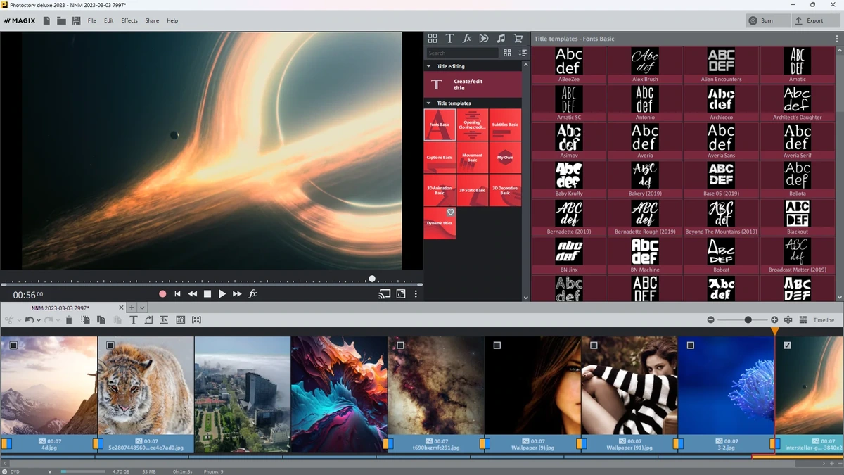 MAGIX Photostory Deluxe 2023 22.0.3.149 (x64) Portable by 7997 — изображение 3