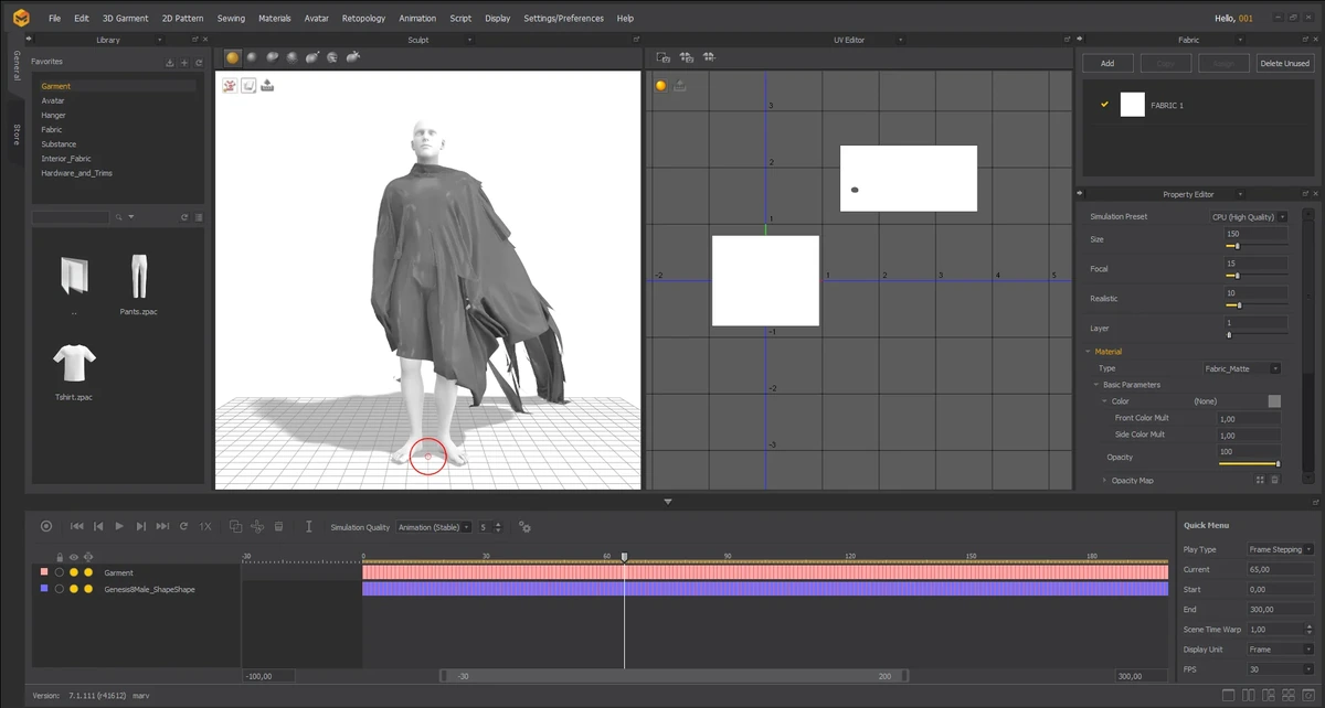 Marvelous Designer 12 Personal 7.1.111.41612 — изображение 3