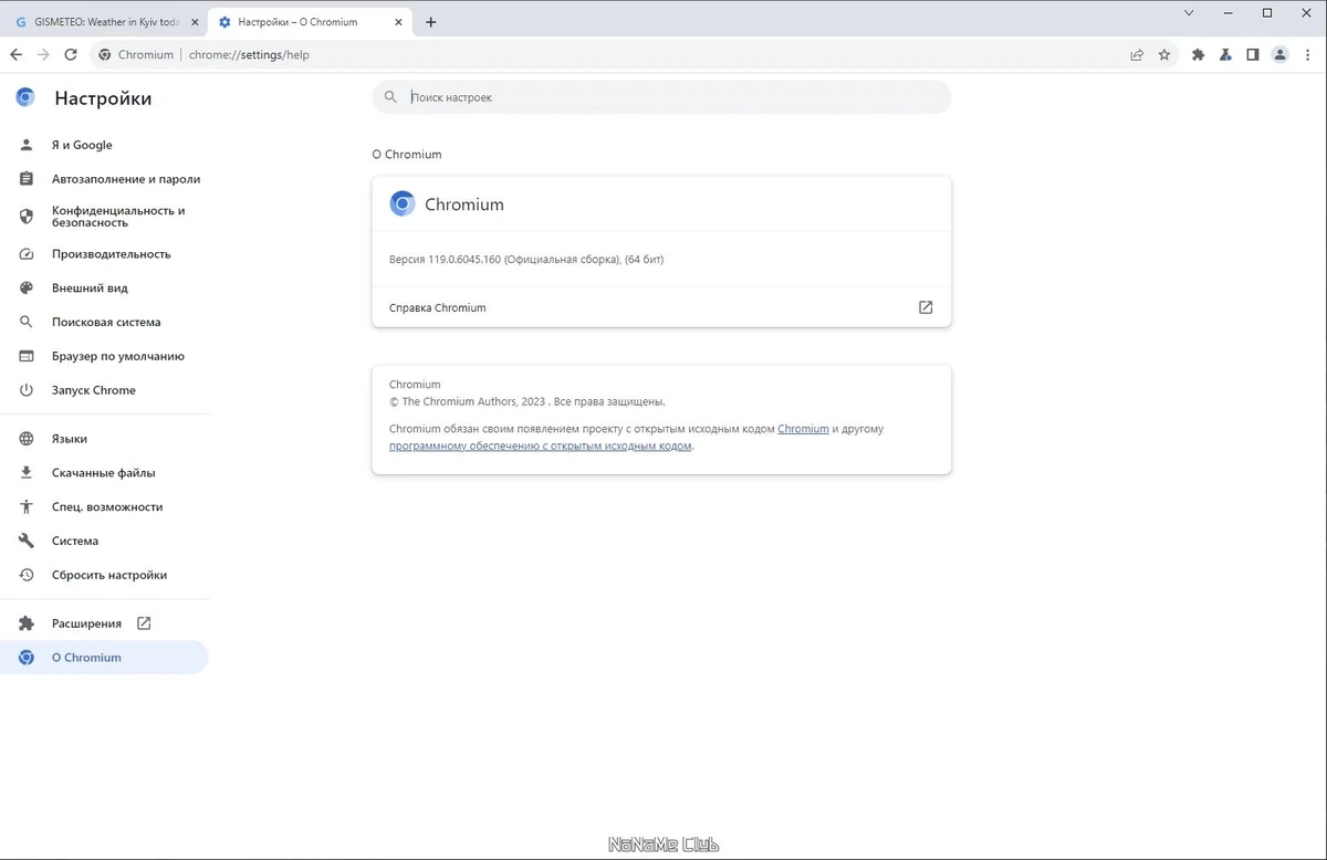 Интернет обозреватель Chromium 119.0.6045.160 + Portable — изображение 3