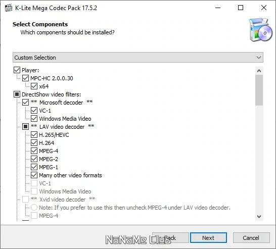 Медиакодеки K-Lite Codec Pack 17.5.2 Mega/Full/Standard/Basic — изображение 3