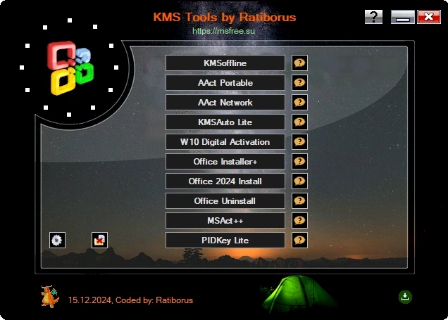 Активатор Windows KMS Tools Portable by Ratiborus 15.12.2024 — изображение 3