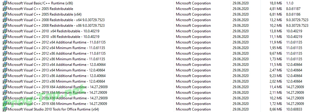 Microsoft Visual C++ Runtime AIO системные программы Repack by @ricktendo64 — изображение 3