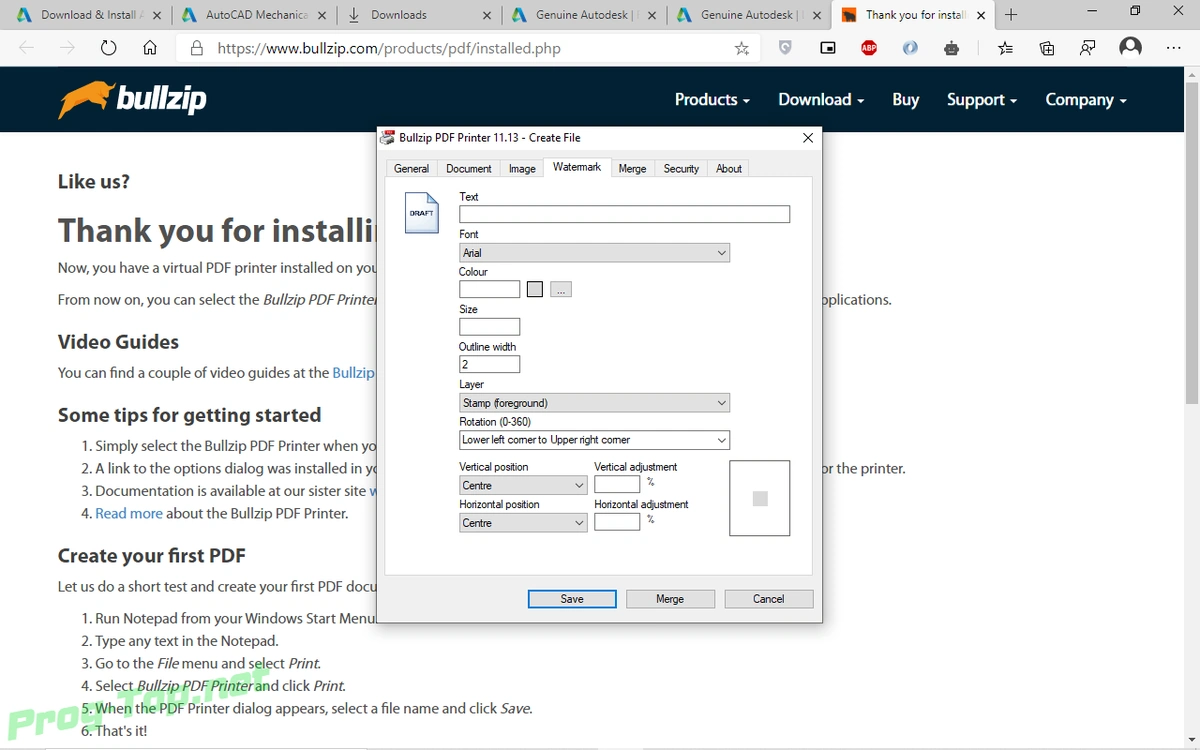 Многофункциональный принтер - Bullzip PDF Printer 11.13.0.2823 — изображение 3