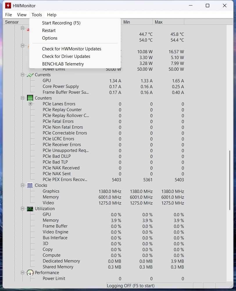 Мониторинг показателей компьютера CPUID HWMonitor 1.62 + Portable — изображение 3