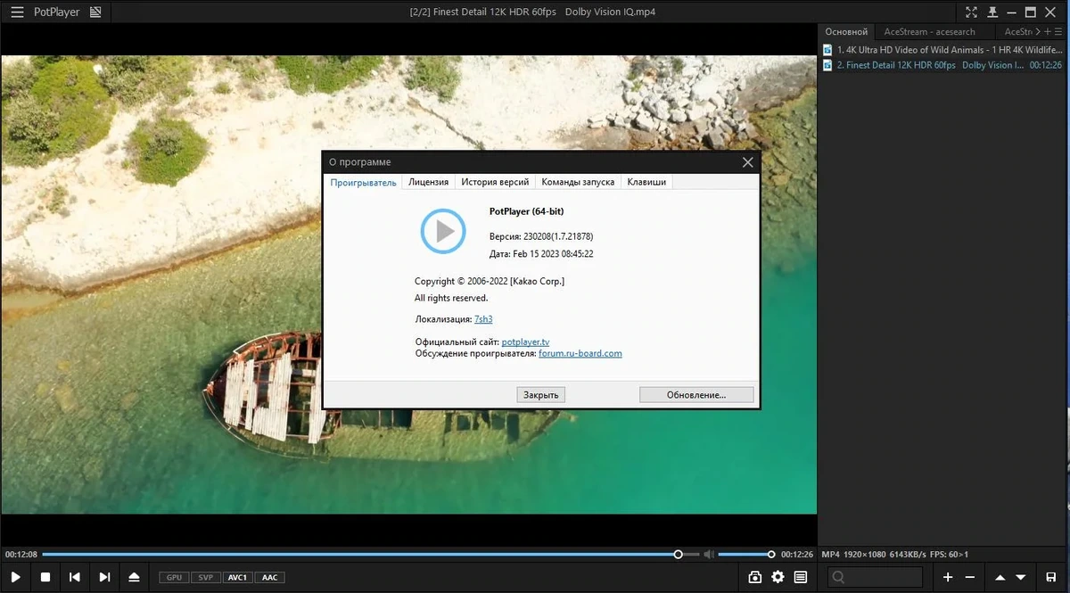 Мощный видеоплеер для Windows - PotPlayer 230208 (1.7.21878) (13.03.2023) (x64) Stable RePack (& portable) by elchupacabra — изображение 3