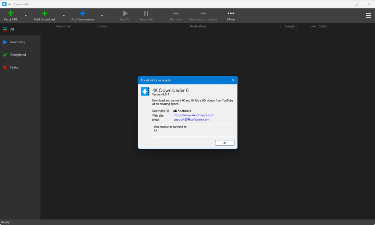 Мощный загрузчик видеофайлов 4K Downloader 6.5.7 — изображение 3
