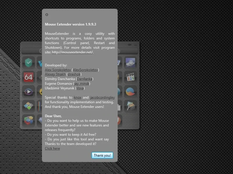 MouseExtender 1.9.9.3 Portable — изображение 3