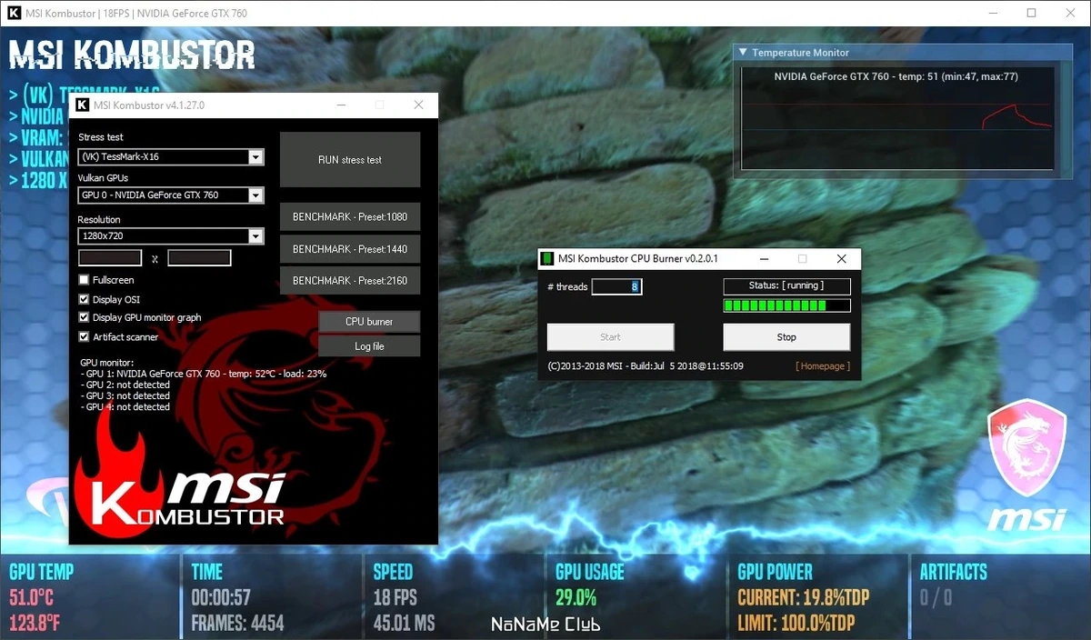 MSI Kombustor 4.1.27.0 — изображение 3